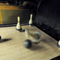 North Shore Bowl Mar 21-18
Photo Mike Wakefield

 A 5 pin ball takes out a pin. photo Mike Wakefield