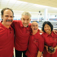 NS Bowl3 Special Olympians 
 Mar 22-18
    
  
The Alley Cats are Michael Joseph,Gary Jones,Daniel Gwenda and Emilie Narcies. photo Mike Wakefield