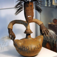 Mother,one of her Warrior tribal inspired creations