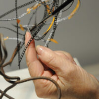 Working on a new piece of found objects