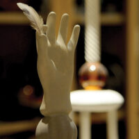 One of many Hands in Susanna's work ,a piece from the totem series